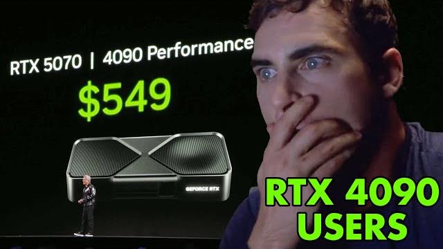 RTX 4090 Owners reaction to the reveal of RTX 5070 RTX 4090 Owners reaction to the reveal of RTX 5070