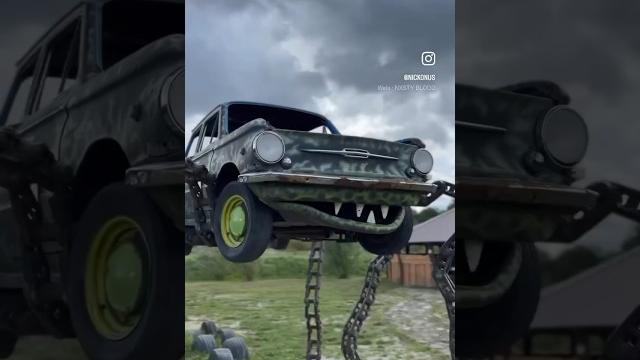 Запорожец паук #авто #cars #evil Запорожец паук #авто #cars #evil