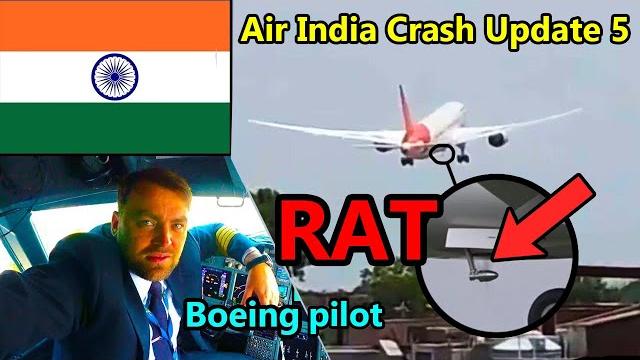 Air India Crash Update 5: Engine Failure | Hybraulic loss | RAT deployed | Landing Gear Stuck Air India Crash Update 5: Engine Failure | Hybraulic loss | RAT deployed | Landing Gear Stuck