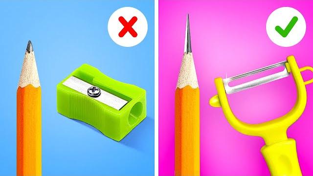 AWESOME SCHOOL HACKS & DIYS EVERYONE SHOULD KNOW AWESOME SCHOOL HACKS & DIYS EVERYONE SHOULD KNOW