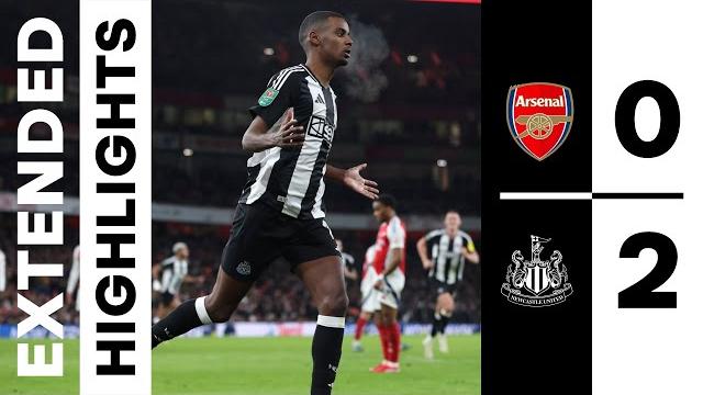 Arsenal 0 Newcastle United 2 | EXTENDED Carabao Cup Highlights Arsenal 0 Newcastle United 2 | EXTENDED Carabao Cup Highlights