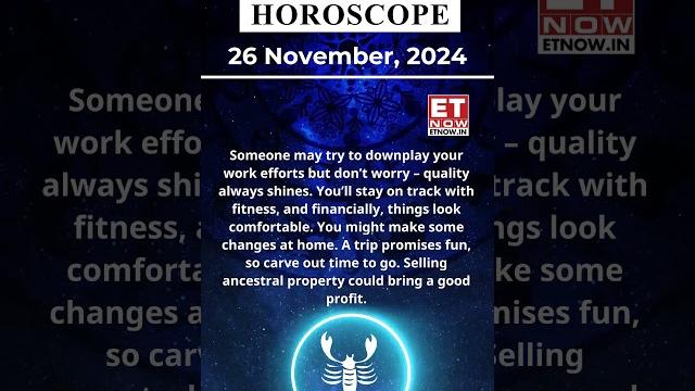 Scorpio Horoscope | 26 Nov Zodiac | Astrology & Prediction of the Day | #Short #Rashifal #horoscope Scorpio Horoscope | 26 Nov Zodiac | Astrology & Prediction of the Day | #Short #Rashifal #horoscope