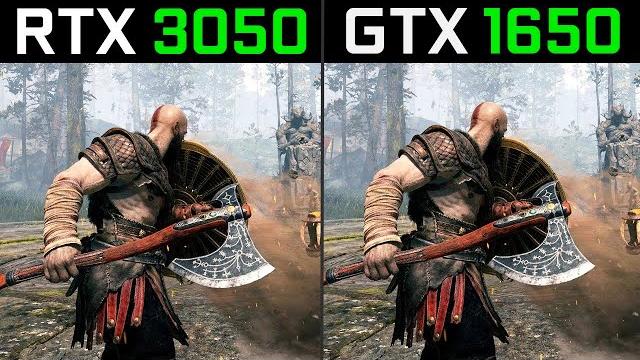 RTX 3050 vs GTX 1650 in 10 Games RTX 3050 vs GTX 1650 in 10 Games
