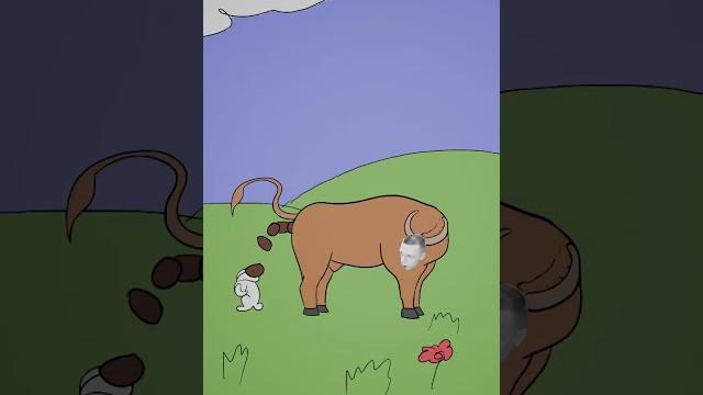 Мульт анекдот Бык и заяц Мульт анекдот Бык и заяц