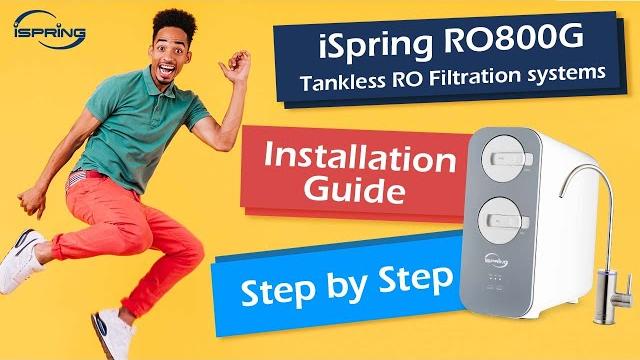 How to Install iSpring RO800 Series Tankless RO Under Sink Water Filter | DIY Installation How to Install iSpring RO800 Series Tankless RO Under Sink Water Filter | DIY Installation