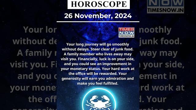Cancer Horoscope| 26 Nov Zodiac | Astrology & Prediction of the Day | #short #rashifal #horoscope Cancer Horoscope| 26 Nov Zodiac | Astrology & Prediction of the Day | #short #rashifal #horoscope