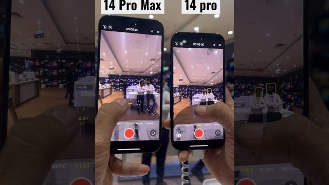14 Pro vs 14 Pro Max zoom Comparison #shortsfeed #iphone #technology 14 Pro vs 14 Pro Max zoom Comparison #shortsfeed #iphone #technology