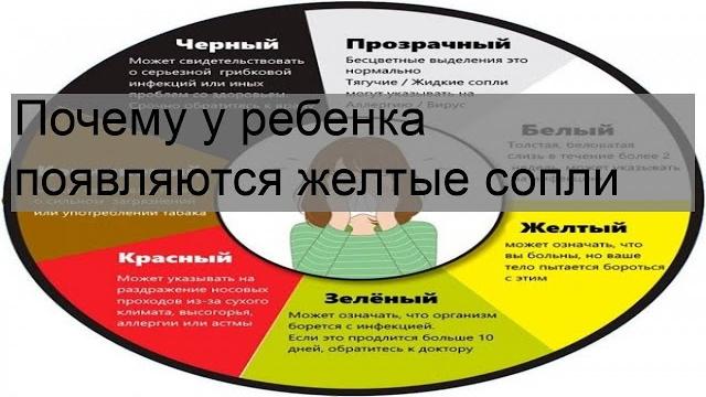 Почему у ребенка появляются желтые сопли Почему у ребенка появляются желтые сопли