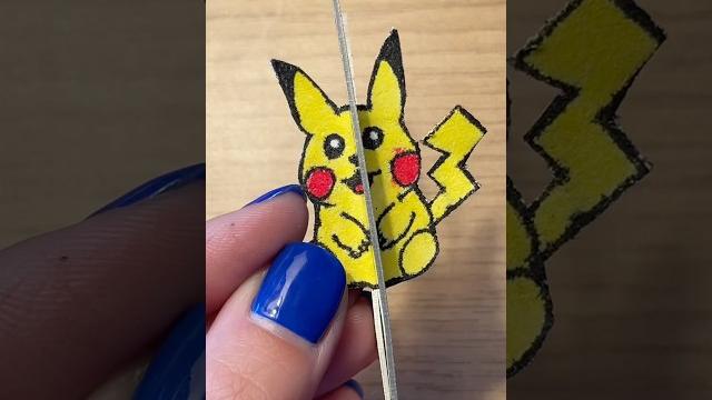 How to draw and color Pickachu from Pokemon easy Cool diy idea How to draw and color Pickachu from Pokemon easy Cool diy idea