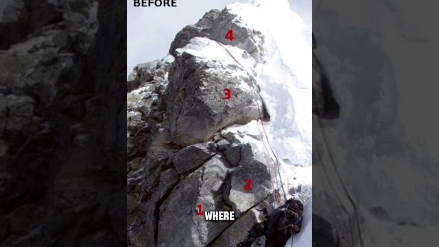The Hillary Step COLLAPSED on Mount Everest? #everest #mountains The Hillary Step COLLAPSED on Mount Everest? #everest #mountains