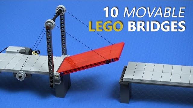 Building 10 MOVABLE Lego Bridges Building 10 MOVABLE Lego Bridges