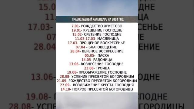 Когда Пасха и Троица в 2024 году#shorts Когда Пасха и Троица в 2024 году#shorts