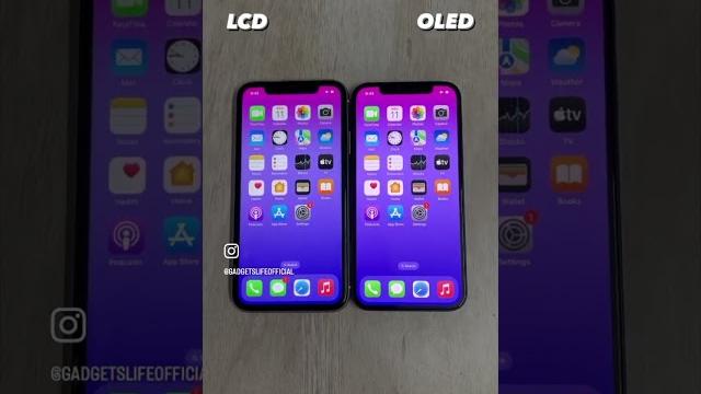 LCD vs OLED Display #iphone11 #iphone12 LCD vs OLED Display #iphone11 #iphone12