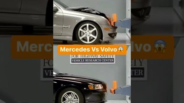 Mercedes Vs Volvo Crash Test Mercedes Vs Volvo Crash Test