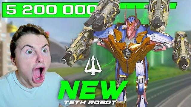 NEW Egyptian 'Teth' Robot Makes ZERO Sense... 5 Million Hp Is Wild - Gameplay | War Robots NEW Egyptian 'Teth' Robot Makes ZERO Sense... 5 Million Hp Is Wild - Gameplay | War Robots