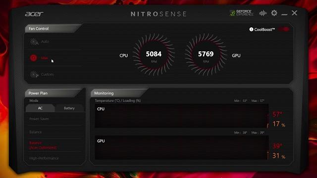 NitroSense Utility App - Overview NitroSense Utility App - Overview
