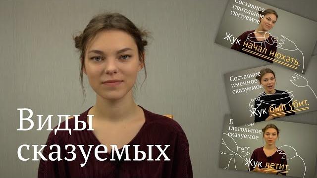 Типы сказуемых Типы сказуемых