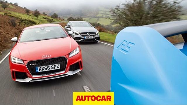 Audi TT RS v Mercedes-AMG A45 v Ford Focus RS | Ultimate all-weather Audi TT RS review | Autocar Audi TT RS v Mercedes-AMG A45 v Ford Focus RS | Ultimate all-weather Audi TT RS review | Autocar