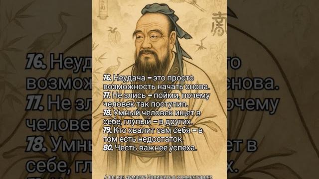 КонфуцийКИТАЙСКАЯ МУДРОСТЬ#цитаты#цитата#шорт#шортс#видео#shortvideo#shortsvideo#shorts#short#video КонфуцийКИТАЙСКАЯ МУДРОСТЬ#цитаты#цитата#шорт#шортс#видео#shortvideo#shortsvideo#shorts#short#video