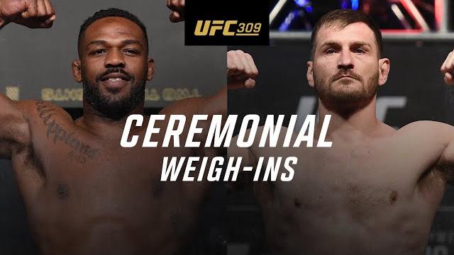 UFC 309: Ceremonial Weigh-In UFC 309: Ceremonial Weigh-In
