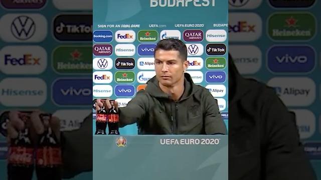 Cristiano Ronaldo HATES Coca-Cola Cristiano Ronaldo HATES Coca-Cola