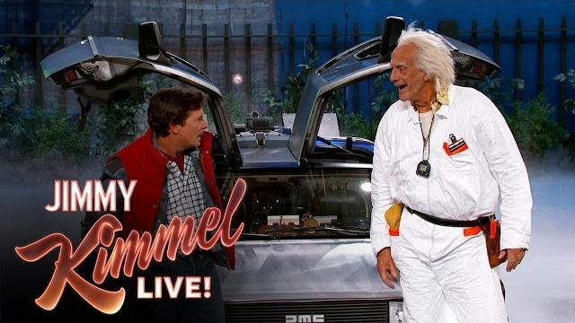Marty McFly & Doc Brown Visit Jimmy Kimmel Live Marty McFly & Doc Brown Visit Jimmy Kimmel Live