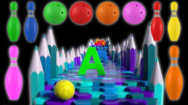 Learn Alphabet and Colors with Fun Bowling Ball And Kinetic Sand Letters Bowling Pins Adventure Learn Alphabet and Colors with Fun Bowling Ball And Kinetic Sand Letters Bowling Pins Adventure