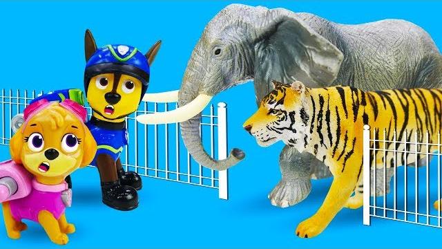 Игрушки Щенячий патруль ищут животных! Детское видео про игрушечный зоопарк! Игры для детей Игрушки Щенячий патруль ищут животных! Детское видео про игрушечный зоопарк! Игры для детей