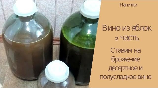 Яблочное вино рецепт приготовления, часть 2. Ставим десертное и полусладкое яблочное вино Яблочное вино рецепт приготовления, часть 2. Ставим десертное и полусладкое яблочное вино