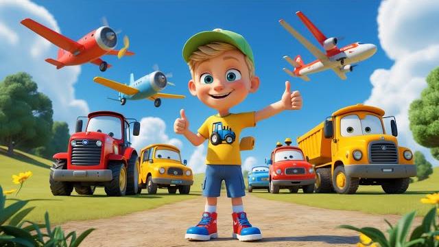 Учим транспорт с Тимом ️ | Обучающее видео для детей 2–6 лет | Мультик с песней #детскиемультики Учим транспорт с Тимом ️ | Обучающее видео для детей 2–6 лет | Мультик с песней #детскиемультики