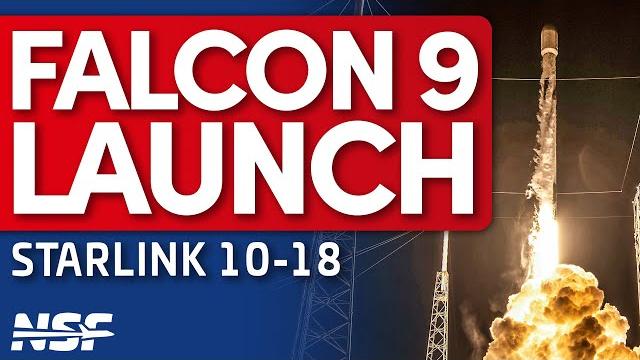 SpaceX Falcon 9 Launches Starlink 10-18 Mission SpaceX Falcon 9 Launches Starlink 10-18 Mission