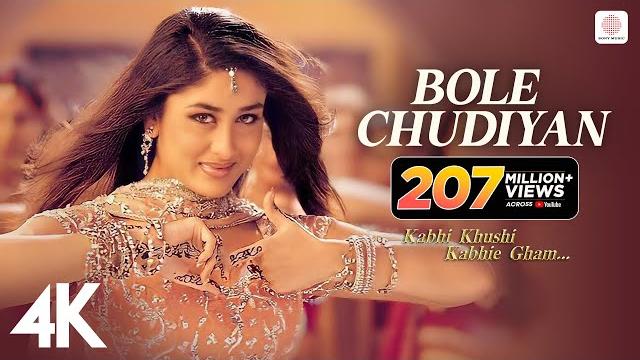 Bole Chudiyan | K3G | Amitabh, Shah Rukh, Kajol, Kareena, Hrithik | Udit Narayan | Karan Johar | 4K Bole Chudiyan | K3G | Amitabh, Shah Rukh, Kajol, Kareena, Hrithik | Udit Narayan | Karan Johar | 4K