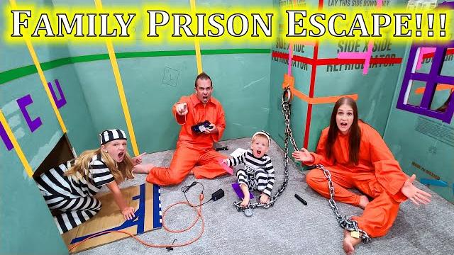 Family Box Fort Prison Escape!!! 1 Hour Compilation Family Box Fort Prison Escape!!! 1 Hour Compilation