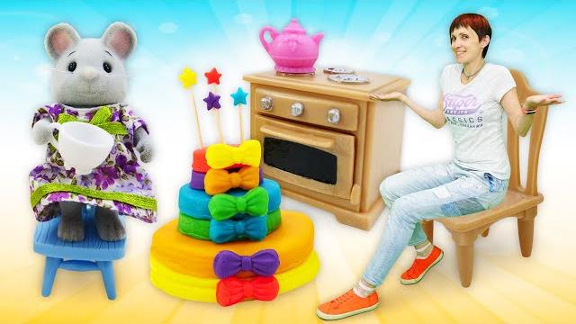 Игры с Машей Капуки Кануки. Видео для детей: торт для друзей! Игры с Машей Капуки Кануки. Видео для детей: торт для друзей!