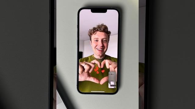 Видео эффекты жестами на iPhone Видео эффекты жестами на iPhone