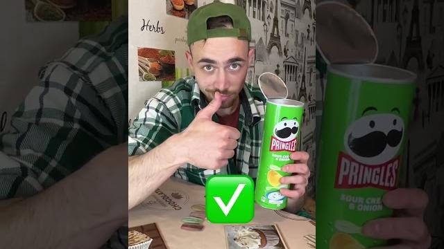 Никогда так не делай когда ешь Принглс! Никогда так не делай когда ешь Принглс!