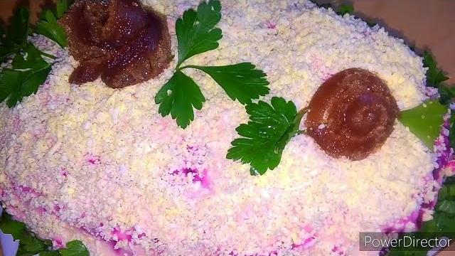 Селедка под шубой с яйцом Селедка под шубой с яйцом