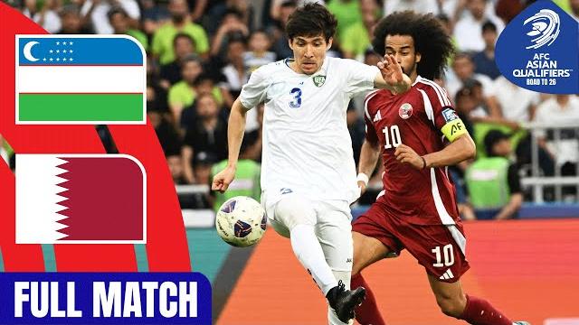 Uzbekistan vs. Qatar | Full Match | AFC Asian Qualifiers™ Road to 26 Uzbekistan vs. Qatar | Full Match | AFC Asian Qualifiers™ Road to 26
