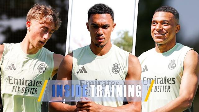 Mbappé, Bellingham, Modrić, Tchouameni, Trent & Huijsen TRAIN WITH THE TEAM! | Real Madrid Mbappé, Bellingham, Modrić, Tchouameni, Trent & Huijsen TRAIN WITH THE TEAM! | Real Madrid