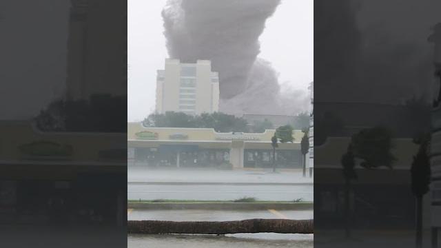 Tornado Damage in Coastal Town #nature #tornado Tornado Damage in Coastal Town #nature #tornado