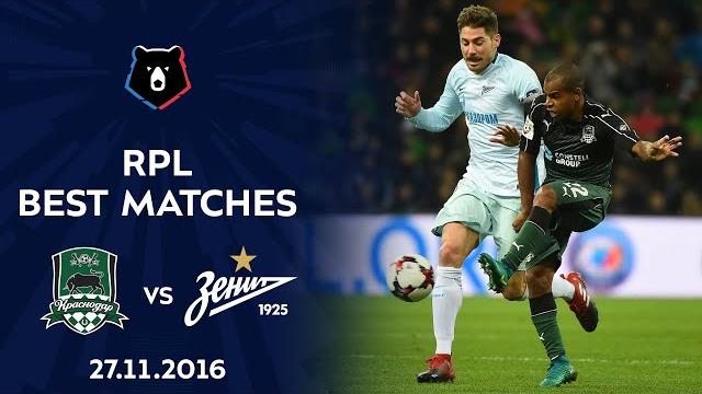 RPL Best Matches | FC Krasnodar vs Zenit, 27.11.2016 RPL Best Matches | FC Krasnodar vs Zenit, 27.11.2016