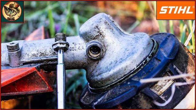 Бензокоса STIHL FS 120 ОБСЛУЖИВАНИЕ. Смазка РЕДУКТОРА . Намотка ЛЕСКИ . Установка НОЖА ! Бензокоса STIHL FS 120 ОБСЛУЖИВАНИЕ. Смазка РЕДУКТОРА . Намотка ЛЕСКИ . Установка НОЖА !