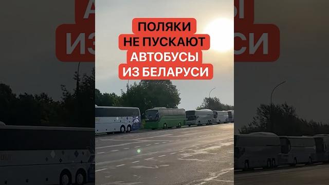 Внимание! Польская сторона перестала запускай автобусы из Беларуси на свою территорию! Почему? Внимание! Польская сторона перестала запускай автобусы из Беларуси на свою территорию! Почему?