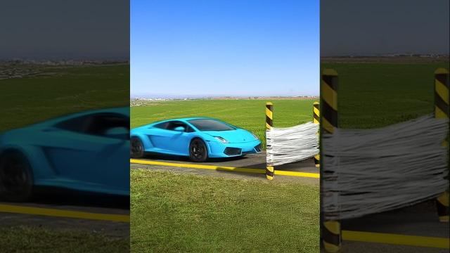 Сколько Кусков Ленты Нужно, Чтобы Остановить Lamborghini? Сколько Кусков Ленты Нужно, Чтобы Остановить Lamborghini?