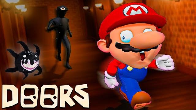 Mario Speedrun in Roblox Doors !! Mario Speedrun in Roblox Doors !!