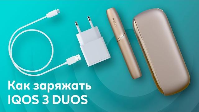 Как заряжать IQOS 3 DUOS Как заряжать IQOS 3 DUOS