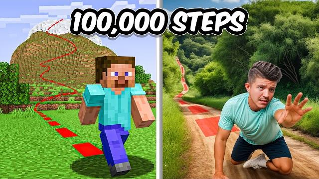 Minecraft, But I Survive It In Real Life! Minecraft, But I Survive It In Real Life!
