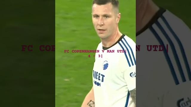 FC COPENHAGEN V MANCHESTER UNITED FC COPENHAGEN V MANCHESTER UNITED
