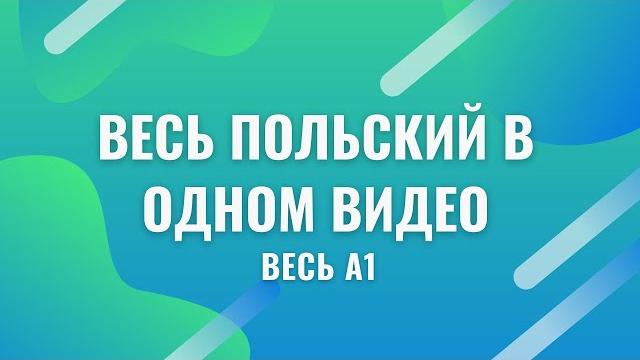 Весь польский в одном видео. Весь А1. Польские диалоги. Польский с нуля. Польский язык. Весь польский в одном видео. Весь А1. Польские диалоги. Польский с нуля. Польский язык.