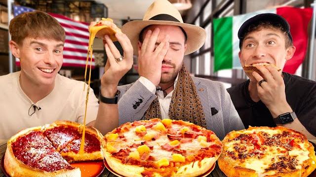 Italian Chef reviews Chicago Deep Dish Pizza! Italian Chef reviews Chicago Deep Dish Pizza!